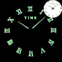 Luminous Wall Clock Clocks Modern Design Watch Wall Digital Large Big 3D DIY Fashion Clock