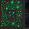 Luminous Wall Stickers Living Room Kids Room Kindergarten Removable Pre-pasted PVC Home Decoration Wall Decal 1pc miniinthebox