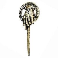lureme vintage hand of the king pin brooch for fans costume jewelry-antique bronze (br000034-1) miniinthebox