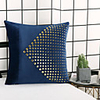 Luxurious Rivet European Style Home Office Simplicity Triangle Pillow Case Cover Living Room Bedroom Sofa Cushion Cover
