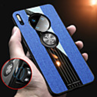 Luxury Cloth Magnetic Ring Holder Case For Huawei Mate 30 Pro Mate 20 Pro P30 Lite P20 Lite Mate 30 Lite Mate 20X Mate 20 Lite P30 Pro P20 Pro Case Hard PC Fabric Soft TPU Frame Cover
