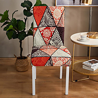 Luxury Floral Print Super Soft Chair Cover Stretch Removable Washable Dining Room Chair Protector Slipcovers Home Decor Dining Room Seat Cover miniinthebox
