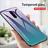 Luxury Gradient Tempered Glass Phone Case For OnePlus 8 Pro OnePlus 7 Pro OnePlus 6T One Plus 7T Pro OnePlus 6 Soft Silicone TPU Frame Shockproof Protection Back Cover