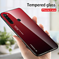 Luxury Gradient Tempered Glass Phone Case For Xiaomi Redmi Note 8T Note 8 Pro K20 Note 7 Redmi 8A Redmi 7A Redmi 8 Redmi 7 Shockproof Back Cover Soft TPU Silicone Edge Protection