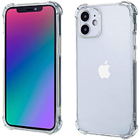 Luxury HD Transparent Phone Case For iPhone 13 12 11 Pro Max X XS XR XS MAX 7 8 Plus Tempered Glass Clear Back Cover For Samsung Galaxy S21 Ultra S21 Plus S20 Plus S20 FE Note 20 Ultra miniinthebox