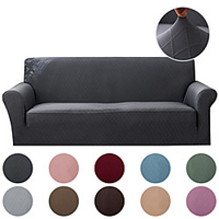 Luxury High Quality Solid Thickened Dustproof All-powerful Slipcovers Stretch Sofa Cover Super Soft Fabric Couch Cover Chair/Love Seat/3 Seats/4 Seats miniinthebox