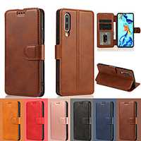 Luxury Leather Wallet Flip Case For Huawei P30 Pro P30 Lite P30 P20 Pro P20 Lite P20 Card Wallet Stand Cover For Huawei Mate 20 Pro Mate 20 Lite Mate 20 Cases Magnetic Holder Phone Etui