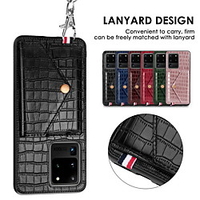 Luxury Magnetic Card Holder Case for Samsung Galaxy S20 Ultra S20 Plus S10 Plus A51 A71 A81 A91 A41 A21 A11 A01 Flip Leather Wallet Back Case for Samsung A70 A50 A30 A20 A10 Note 10 lite Phone Cover miniinthebox