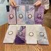 Luxury Marble Phone Case For Samsung Galaxy S21 S20 Plus Ultra A72 A52 A42 A32 Note 20 Ultra Glitter Shine TPU Back Cover with Ring Holder miniinthebox