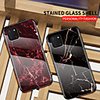 Luxury Marble Tempered Glass Case For Samsung Galaxy A51 A81 A71 A91 A41 A21 A11 A01 A70e A90 5G A80 Shockproof Back Cover Soft TPU Edge Protection