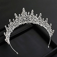 Luxury Princess Alloy Tiaras with Crystals / Rhinestones 1 Piece Wedding / Special Occasion Headpiece miniinthebox