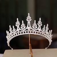 Luxury Princess Alloy Tiaras with Rhinestone / Faux Pearl 1 Piece Wedding / Special Occasion Headpiece miniinthebox