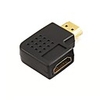 LWM™ HDMI Port Saver Adapter Male to Female Coupler 90 Degree Right Angle Vertical Flat
