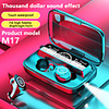 M17 True Wireless Bluetooth Headset Binaural 5.0 Game Sports Running Driving Long Standby Mini Invisible Small in-ear Mobile Phone Universal