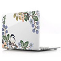 MacBook Case Flower PVC(PolyVinyl Chloride) for MacBook Air 13-inch / New MacBook Pro 15-inch / New MacBook Air 13 2018