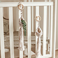 Macrame Wall Gift Hanging Bohemian Handmade Woven Art Decor Home Living Room Dorm Decoration 1pc Plant Hanger Basket Rope Artificial Flowers Holder Fine Hemp Rope Net Plant Lanyard