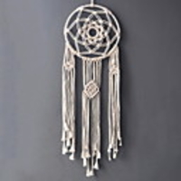 Macrame Wall Gift Hanging Bohemian Handmade Woven Art Decor Home Living Room Dorm Decoration Dreamcatcher Special Material Bohemia 1 pcs Wall Decorations
