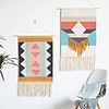 Macrame Wall Gift Hanging Bohemian Handmade Woven Art Decor Home Living Room Dorm Decoration Tassels Decorative Tapestry Nordice Style Geometric Pattern