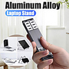 Magic Foldable Notebook Mobile Phone Tablet Holder DeskLaptop Stand for Mac Book Portable Foldable Aluminium Alloy Laptop Holder Bracket for PC iPad2020 Phone
