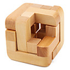 Magic Wooden IQ Puzzle Cube