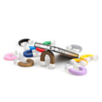 Magnet Shaped Mini Stand for iPhone 4,  4S,  Samsung i9100 and 9220 (Random Color,  12-pack)