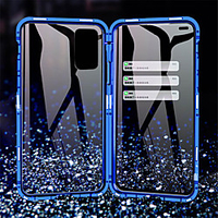 Magnetic 360 Metal Case For Samsung Galaxy S21 S20 Plus Ultra S10 Plus Lite E Note 10 Plus A91 A81 A80 A70 A51 Double Sided Tempered Glass Case Cover miniinthebox