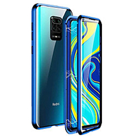 Magnetic 360 Metal Case For Xiaomi Mi 11 Redmi Note 9S/9Pro/9Pro Max/8T/8/8Pro/7S/8A/8/K30/K20Pro Double Sided Tempered Glass Case Cover for Xiaomi Mi 10 / 10 Lite /CC9 Pro / CC9 / CC9E/9T / 9SE miniinthebox