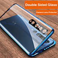 Magnetic Adsorption Tempered Glass Metal Double Sided Case For Xiaomi Mi 10 / Mi 10 Pro 360 Protective Cover For Xiaomi Redmi K30 / K30 Pro
