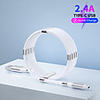 Magnetic Automatic Retractable Storage Micro USB Type C Cable Fast Charging For Samsung Xiaomi Data Charge Wire Phone USB C Cord
