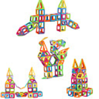 Magnetic Blocks Magnetic Tiles Building Blocks Building Bricks 279 pcs Architecture Covers Geometric Pattern Hand-made Decompression Toys Classic Timeless Geometric Pattern Building Toys All Boys