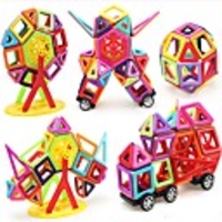 Magnetic Blocks Magnetic Tiles Building Blocks Building Bricks Classic Theme Car Transformable Building Toys Boys