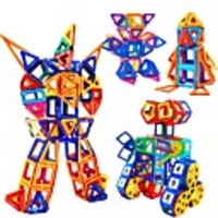 Magnetic Blocks Magnetic Tiles Building Blocks Educational Toy 228 pcs Robot STEAM Toy compatible Polycarbonate Legoing Magnetic Boys
