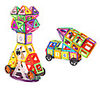 Magnetic Blocks Magnetic Tiles Building Bricks 96 pcs Geometric Pattern Building Toys All Boys