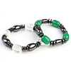 Magnetic Bracelet with Color Stone,  2 Random Colors