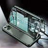 Magnetic Case For Apple iPhone 11 / iPhone 11 Pro / iPhone 11 Pro Max Double Sided Shockproof Full Body Cases Transparent / Solid Colored Tempered Glass / Metal