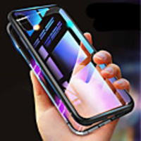 Magnetic Case For Apple iPhone 11 / iPhone 11 Pro / iPhone 11 Pro Max Shockproof / Transparent /Single Sided Magnetic Full Body Cases Solid Colored Hard Tempered Glass