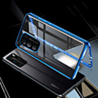 Magnetic Case For Huawei P40 Pro/ Nova 7 Pro / Mate 30 Pro Double Sided Metal Camera Lens Protective Glass Phone Case For Huawei P30 Pro / Honor 9X / V30 Pro /Honor 30 Pro / Honor 30S/ Nova 6 5G