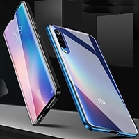 Magnetic Case for Redmi Note 9S/Note 9 Pro/Mi Note 10 Clear Mobile Phone Case 360 Protection Double sided Glass Metal Magnet Adsorption Protective Case for Redmi 8A/Note 8 Pro/K20 Pro/Mi 9 SE miniinthebox