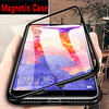 Magnetic Case For Samsung Galaxy A01 A51 A71 A91 Single Sided Magnetic Back Cover Solid Colored Tempered Glass Metal A40 A50 A70 A20E A10S A20S A30S A50S A70S A9 2018 A7 2018 miniinthebox