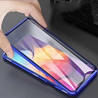 Magnetic Case For Samsung Galaxy A51 / M40S / A71 Double Sided Case Shockproof / Water Resistant / Transparent Tempered Glass Case For Samsung Galaxy S20 Plus / Note 10 Plus / S10 Plus / S20 Ultra