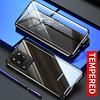 Magnetic Case for Samsung Galaxy S21 Plus S21 Ultra Clear 360 Protection Double sided Glass Metal Magnet Adsorption Protective Case for Samsung Galaxy S20Ultra S20Plus Note 20 Ultra A91 A71 A51 miniinthebox