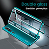 Magnetic Case for Xiaomi Mi 10 10 Pro CC9 Pro Note 10 Note 10 Pro Metal Double Side Tempered Glass Phone Protective Case Cover for Xiaomi Creative Phone Case