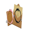 magnetic couple bracelet mutual attraction 2pcs rope bracelet for his her couple bracelet(02-couple pinkblack)
