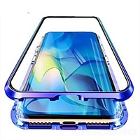 Magnetic Double Sided Case For Samsung Galaxy S9 / S9 Plus / S8 Plus Dustproof / Mirror / Ultra-thin Full Body Cases Transparent Tempered Glass / Metal