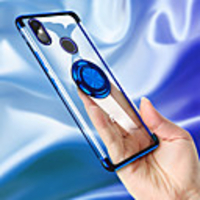 Magnetic Finger Ring Holder Plating Soft TPU Case For Xiaomi Mi 9T Pro Mi 9 Mi 8 Lite Redmi Note 7 K20 Pro Transparent Clear Silicone Cover