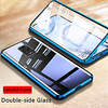 Magnetic Glass Case For Xiaomi MI 11 Redmi Note 9S/9Pro/9Pro Max/8T/8/8Pro/7s/8A/K30Pro/K 20 Case Double Side Tempered Glass Metal Magnetic Adsorption Cover For Xiaomi Mi 10 / 10 Lite/ CC9 miniinthebox
