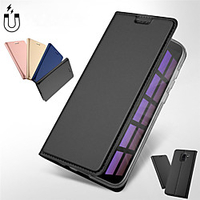Magnetic Leather Book Flip Phone Case For Samsung Galaxy J6 Plus 2018 J6 2018 Card Holder Wallet Cover For Samsung J4 Plus 2018 J4 2018 miniinthebox