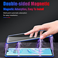Magnetic Phone Case for Huawei P40 Pro P30 Pro Clear Mobile Phone Case Double sided Glass Metal Protective Case for Huawei P40 lite Nova 7i Nova 6 SE Nova 5i 5G