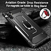 Magnetic Ring Stand Armor Phone Case For Huawei P40 Pro P40 Lite P Smart 2019 Y6 2019 P30 Lite P20 Lite 2019 Honor 20 Pro Y5 Y9 Y7 2019 P30 Pro P20 Pro Shockproof Hard PC Back Cover Soft TPU Edge