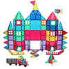 Magnetic Tiles Building Blocks 3D Magnetic Blocks Building Bricks 130 pcs STEAM Toy Geometric Pattern Educational Building Toys All Toy Gift / Kid